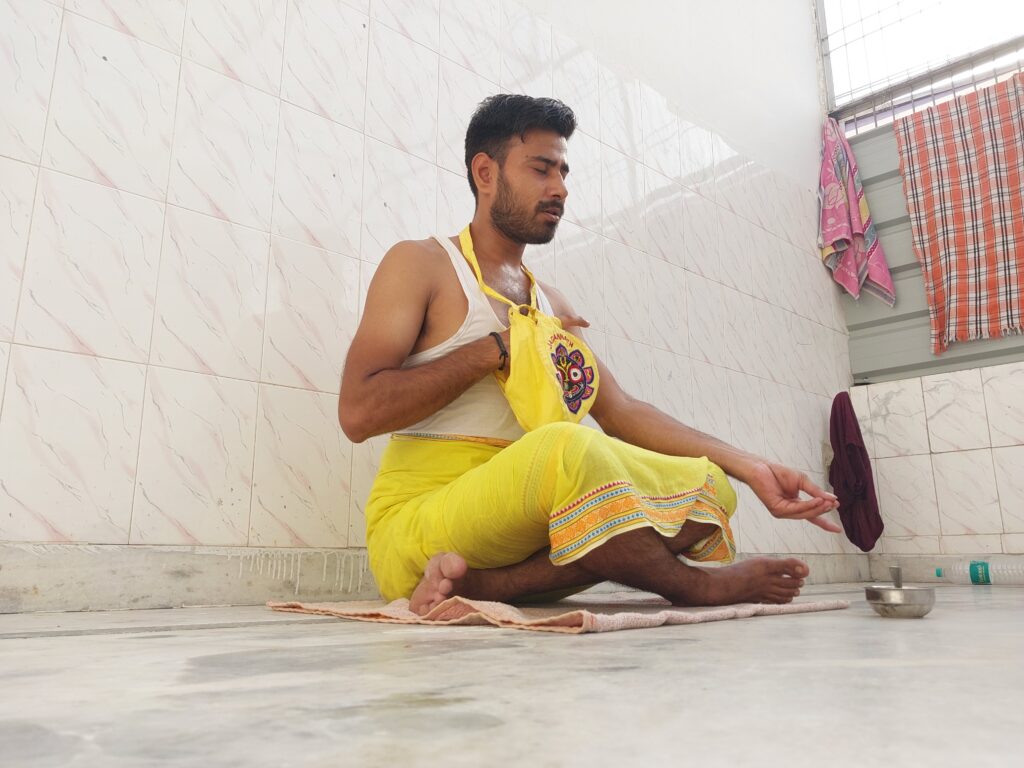 At the nasha mukti kendra in Firozabad